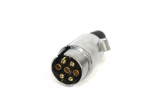Вилка 7pin силумин