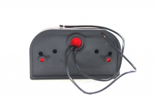 ПН-2-01-02красн.универ.Подсветка номера 12/24V пласт.корпус Еврофуры(3smd+3led габарит+линза+крепеж)