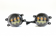 VZ-014-YW Диодные ПТФ Toyota белый+желтый свет 50W