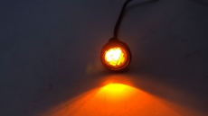 Универсальные дневные ходовые огни Орлиный глаз / Желто-белый 12v к-т 2шт