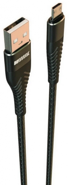 CB720-UMU-2A-20B Data-кабель микро-USB черный 2м WIIX 