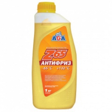 042 Антифриз, готовый к применению, желтый, -65С 946мл ANTIFREEZE AGA-Z65, PREMIX