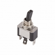 36-4350 Тумблер 12V 30A (3c) ON-OFF однополюсный с красной LED подсветкой ASW-07D-2