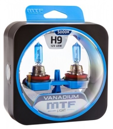 MTF Автолампа H9 12V 65w Vanadium 5000K