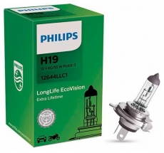 H19 12V- 60/55W (PU43t-3) (увелич. срок службы) LongLife EcoVision 12644LLC1