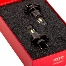 Светодиодные лампы MTF Light серия Impress H7, 12V, 24W, 2100lm, 6000K, размер штатной лампы, комплект