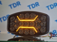 UZ-022 Фара дополнительная LED 12/24V 60W 10000LM 3000-6000K 106*92*70mm белый+желтый