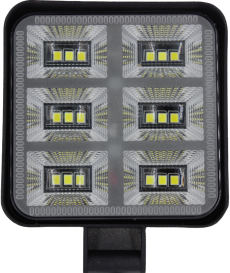 UZ-002 Фара дополнительная LED 12/24V 12W 1200LM Белый свет 84*84*20 мм