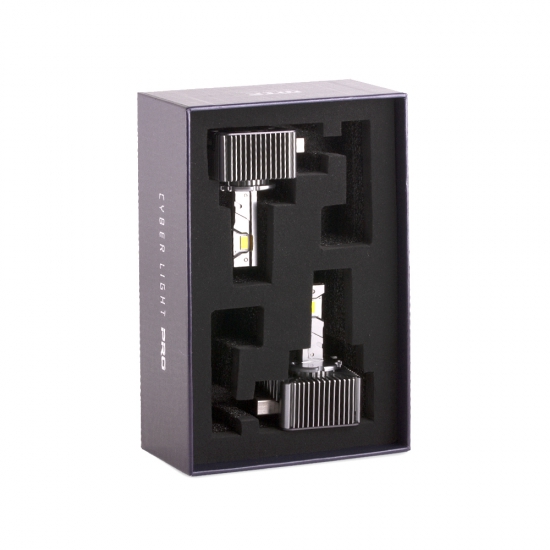 Светодиодные лампы MTF Light, серия CYBER LIGHT PRO, D3S, 85V, 35W, 4250lm, 6000K, кулер, комплект.